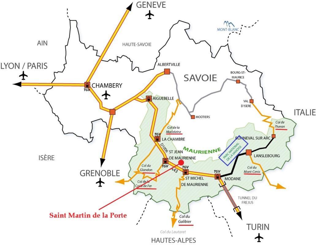 Gite Le Bec D'Aigle 2 Pers Saint-Martin-de-la-Porte Kültér fotó
